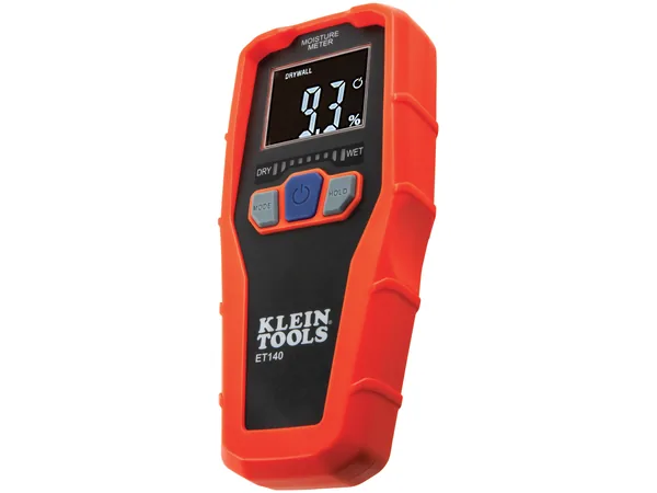 Klein Tools ET140 pinless moisture meter, front view